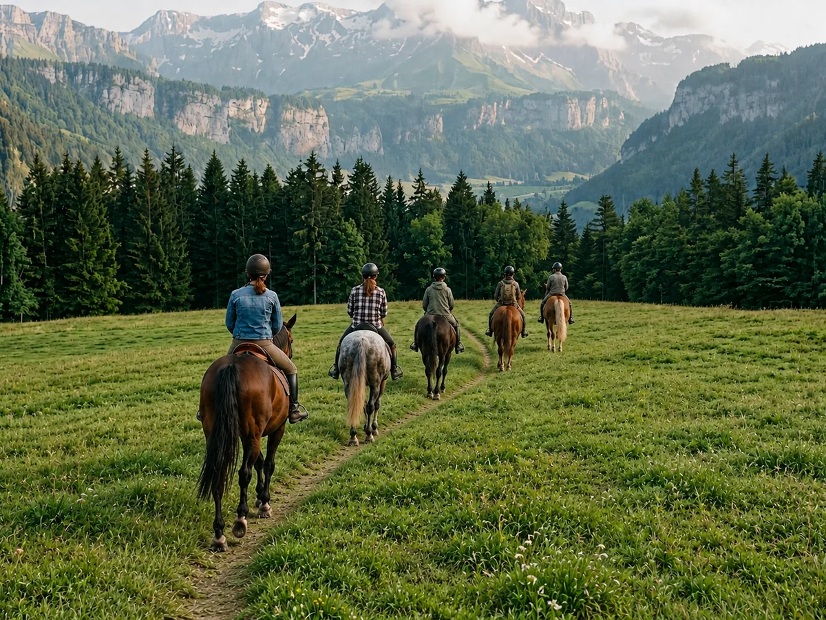 Balade à cheval en Isère, autour de Laval-en-Belledonne